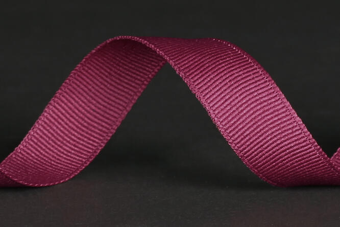 Bånd ribbet matt,Wine 15 mm x 90 m
