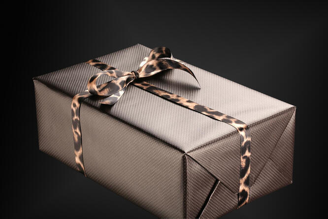 Gavepapir, Dark Brown Mosaique (11) 57 cm x 100 m