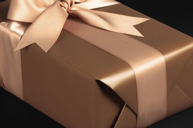 Gavepapir, Mocca matt laminat (4) 50 cm x 180 m