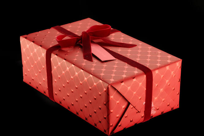 Gavepapir, Red Diamond 55 cm x 120 m