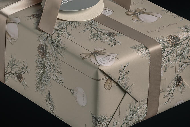 Julepapir,Festive Ornaments 55 cm x 100 m