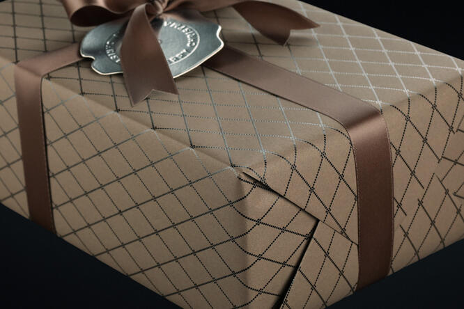 Julepapir, Christmas Tradition Chocolate 55 cm x 100 m