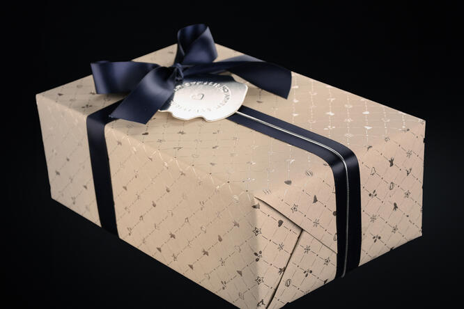 Julepapir, Christmas Tradition Cool Grey 55 cm x 100 m