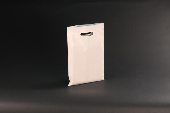 Plastpose, Nude & Sølv matt ldpe 25x35 cm , 50 my