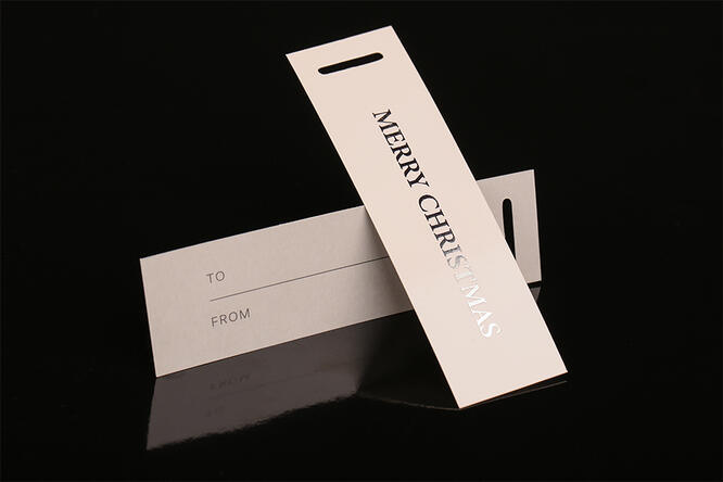 To/From, Merry Christmas White / Silver 90x35 mm, á 100
