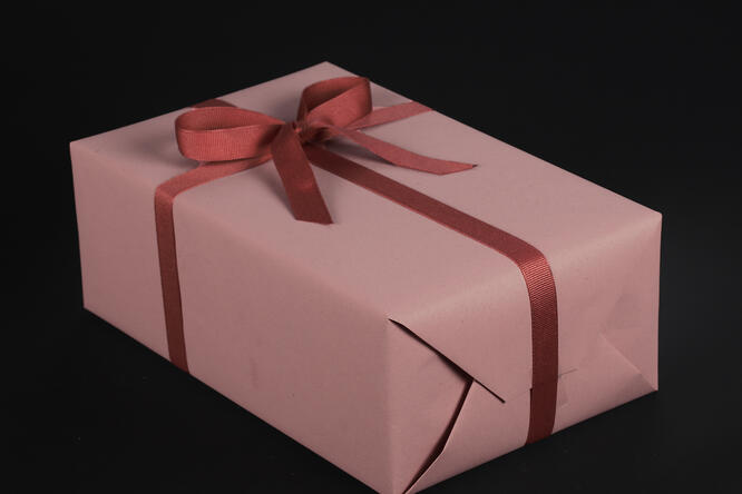 Gavepapir, 2 sidig Antik Rose/ Coral (2) 55 cm x 100 m