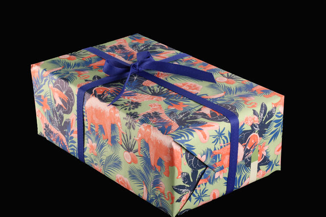 Gavepapir, Jungle Life (5) 55 cm x 100 m
