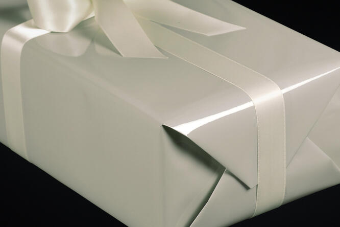 Gavepapir, Light Grey lakk (3) 50 cm x 180 m