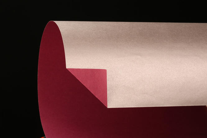 Gavepapir, Vollton Metallic/Plum (5) 75 x 100 m