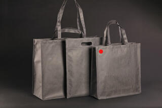 Handlenett med håndtak, dark grey Non Woven 40x12x40 cm