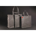 Handlenett med håndtak, dark grey Non Woven 40x12x40 cm