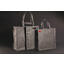 Handlenett med håndtak, dark grey Non Woven 40x12x40 cm