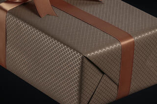 Julepapir,Diamond chocolate 55 cm x 100 m