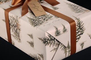 Julepapir, Christmas Forest 55 cm x 100 m