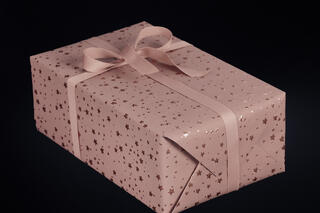 Julepapir, Little Stars Antique Rose 55 cm x 100 m