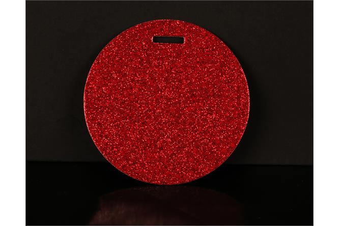 To/From, round Red Glitter á 90