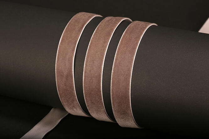 Bånd Velvet, Grey 15 mm x 90 m