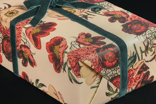 Gavepapir, Berries Cream (5) 55 cm x 100 m