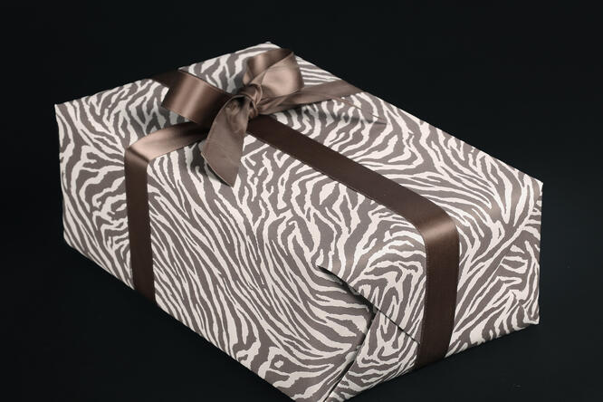 Gavepapir, Zebra (5) 55 cm x 100 m