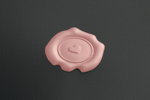 Seal, Pastel Love 40 mm etikett/segl á 90 stk