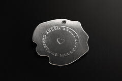 To/From, Stamp - silver Cardboard with embossing