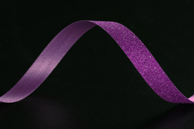 Bånd Glitter, Purple 10 mm x 100 m