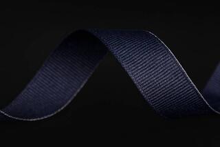 Bånd ribbet matt, Navy 15 mm x 90 m
