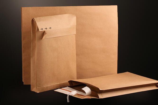 Fraktpose brun kraft utgående variant