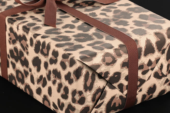 Gavepapir, Leopard (5) 55 cm x 100 m