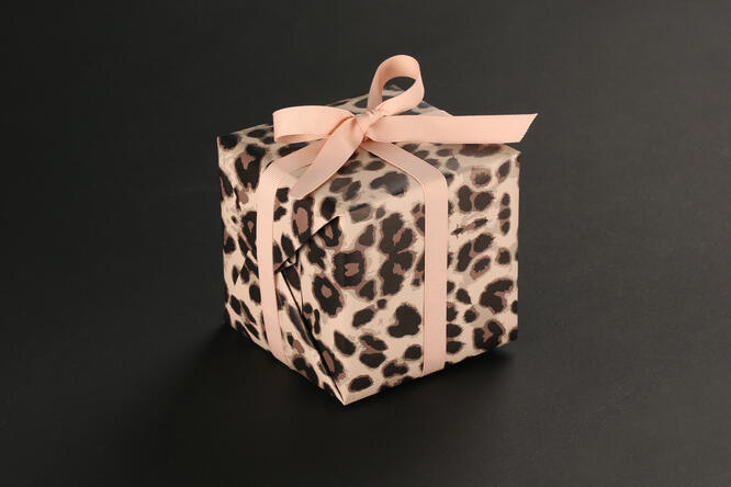Gavepapir, Leopard (5) 55 cm x 100 m