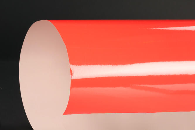 Gavepapir, Neon Orange lakk (3) 50 cm x 180 m