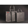 Handlenett med håndtak, dark grey Non Woven 55x20x45 cm