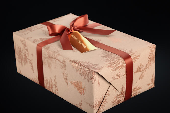 Julepapir, Christmas Atmosphere Coffee 55 cm x 100 m