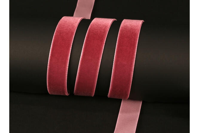 Bånd Velvet, Dusty Rose finnes i flere bredder