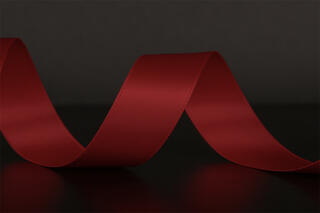 Bånd "silke", Dark Red 25 mm x 90 m