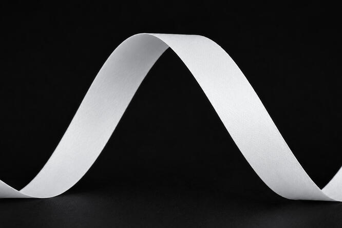 Bånd mattline, White 10 mm x 250 m