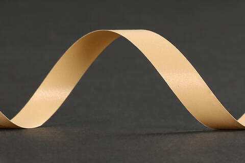 Bånd poly, Almond Buff 10 mm x 250 m #B