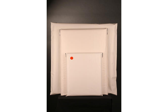 Fraktpose matt coex nude & sølv 30x35+6 cm, 70 my