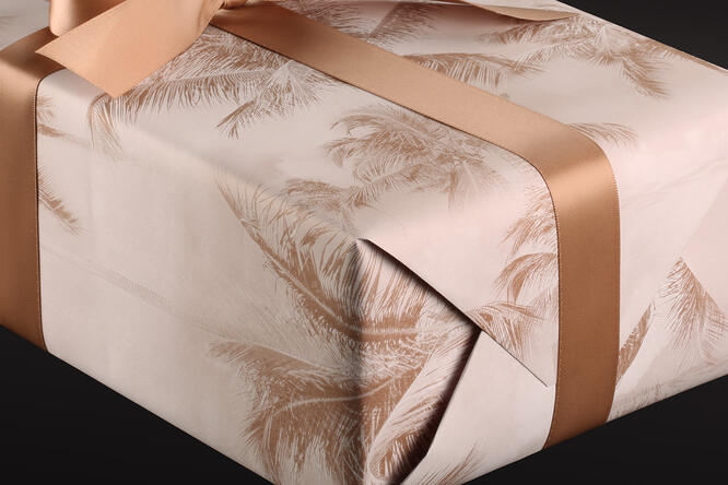 Gavepapir, Holiday Tan (5) 55 cm x 100 m
