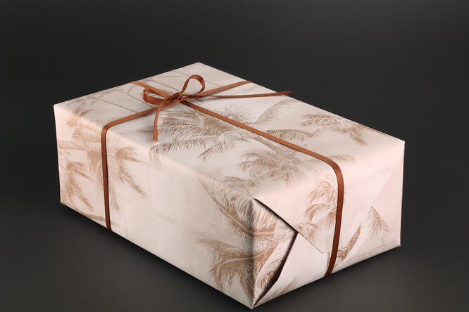 Gavepapir, Holiday Tan (5) 55 cm x 100 m