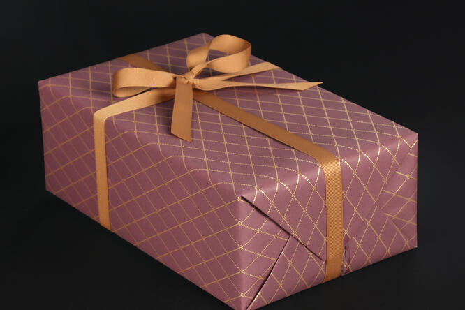 Gavepapir, Square Bordeaux 55 cm x 100 m