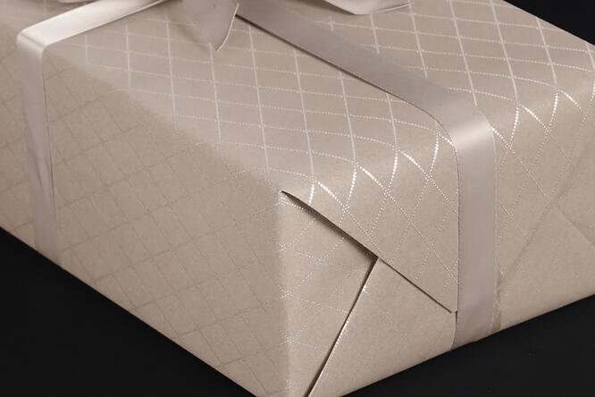 Gavepapir, Square Cool Grey 55 cm x 100 m