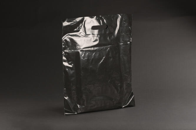 Plastpose, Sort blank LDPE 60x50 cm, 50 my