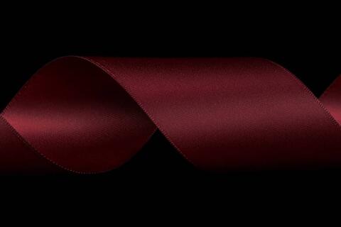 Bånd "silke", Burgundy 50 mm x 45 m