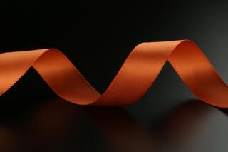 Bånd "silke", Ginger 18 mm x 90 m