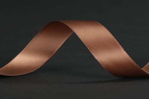 Bånd "silke", Truffle Brown 18 mm x 90 m