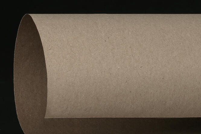 Gavepapir, 2 sidig charcole/toffie (2) 55 cm x 100 m