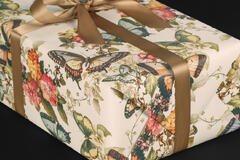 Gavepapir, Butterflies (5) 55 cm x 100 m