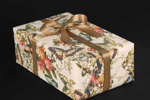 Gavepapir, Butterflies (5) 55 cm x 100 m