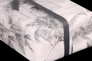 Gavepapir, Holiday Grey (5) 55 cm x 100 m